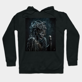 Pelpora the Gorgon goes dark at The Pit Hoodie